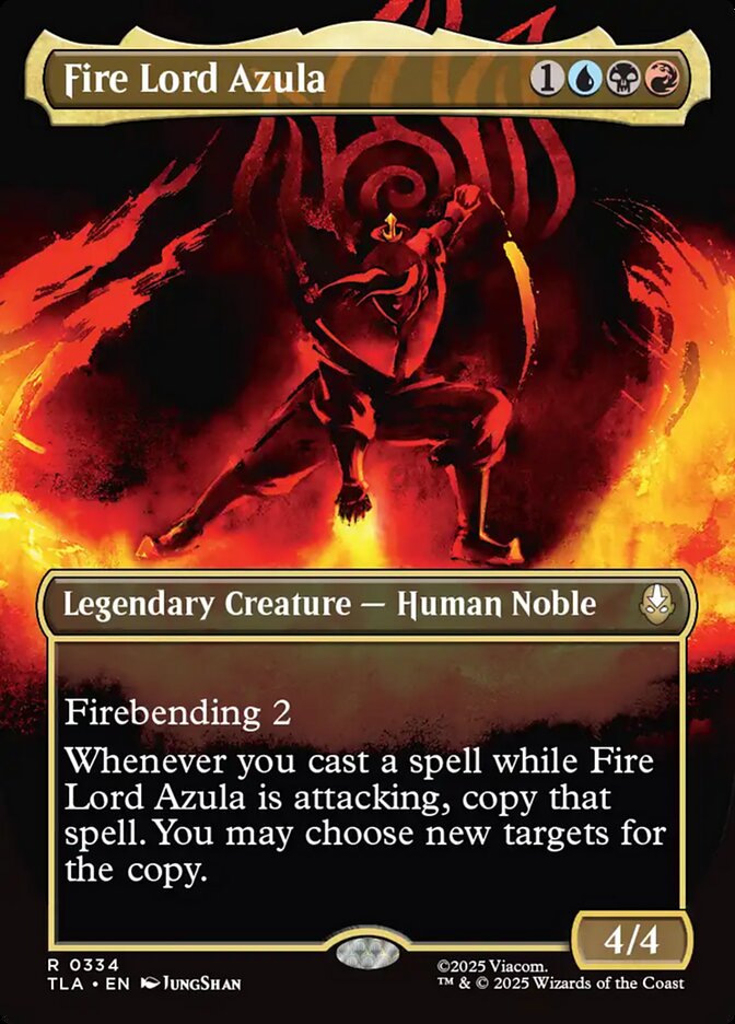 Fire Lord Azula 334 (Avatar: The Last Airbender) - Borderless Foil
