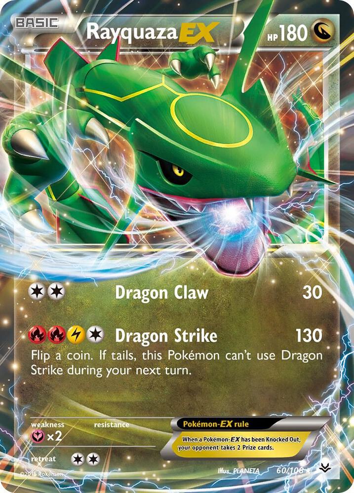 Rayquaza EX 60/108 (XY - Roaring Skies) - Holofoil