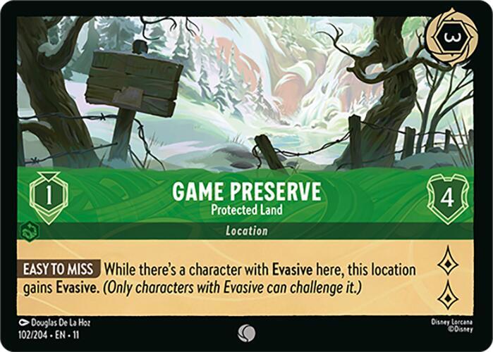 Game Preserve, Protected Land 102/204 (Winterspell)