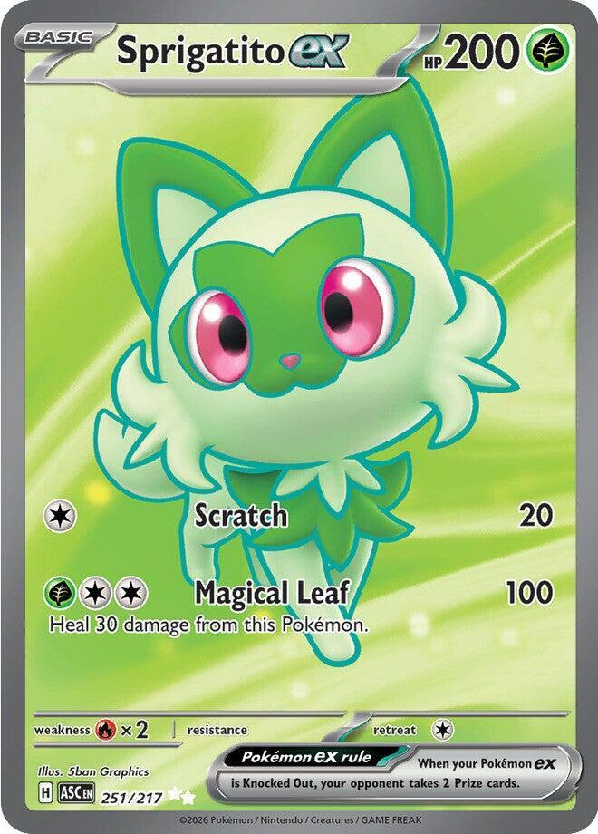Sprigatito ex 251/217 (ME: Ascended Heroes) - Holofoil