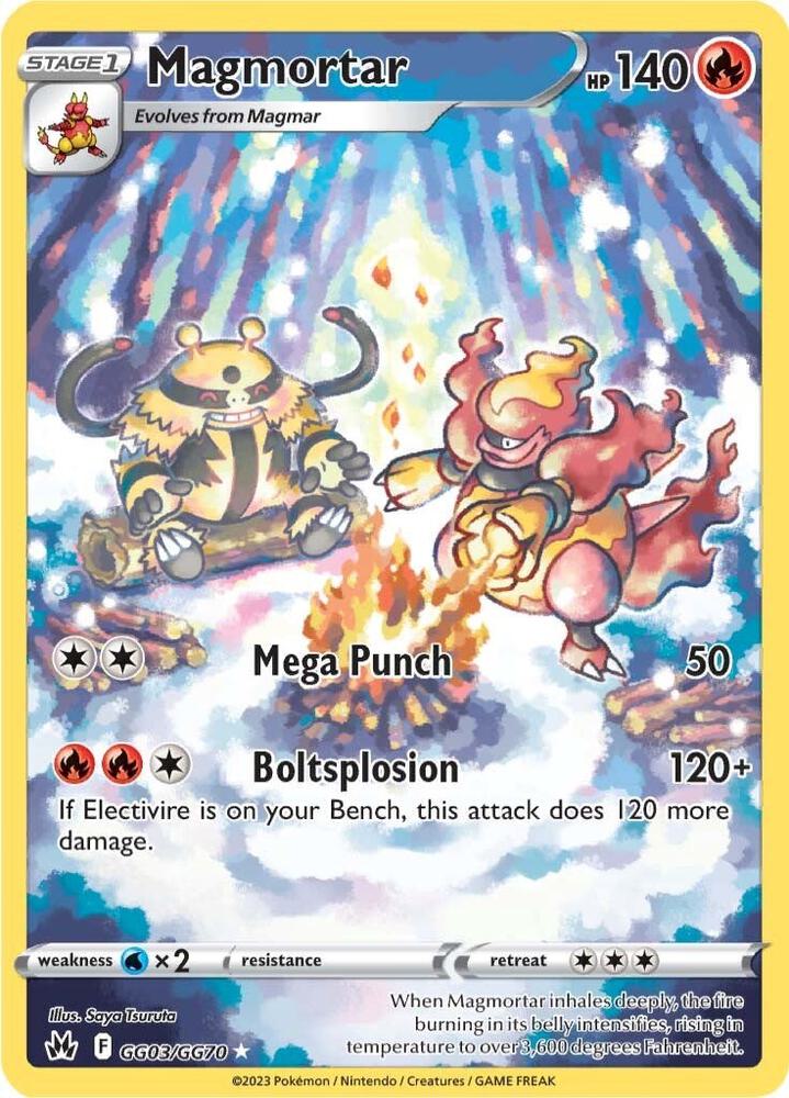 Magmortar GG03/GG70 (Crown Zenith: Galarian Gallery) - Holofoil