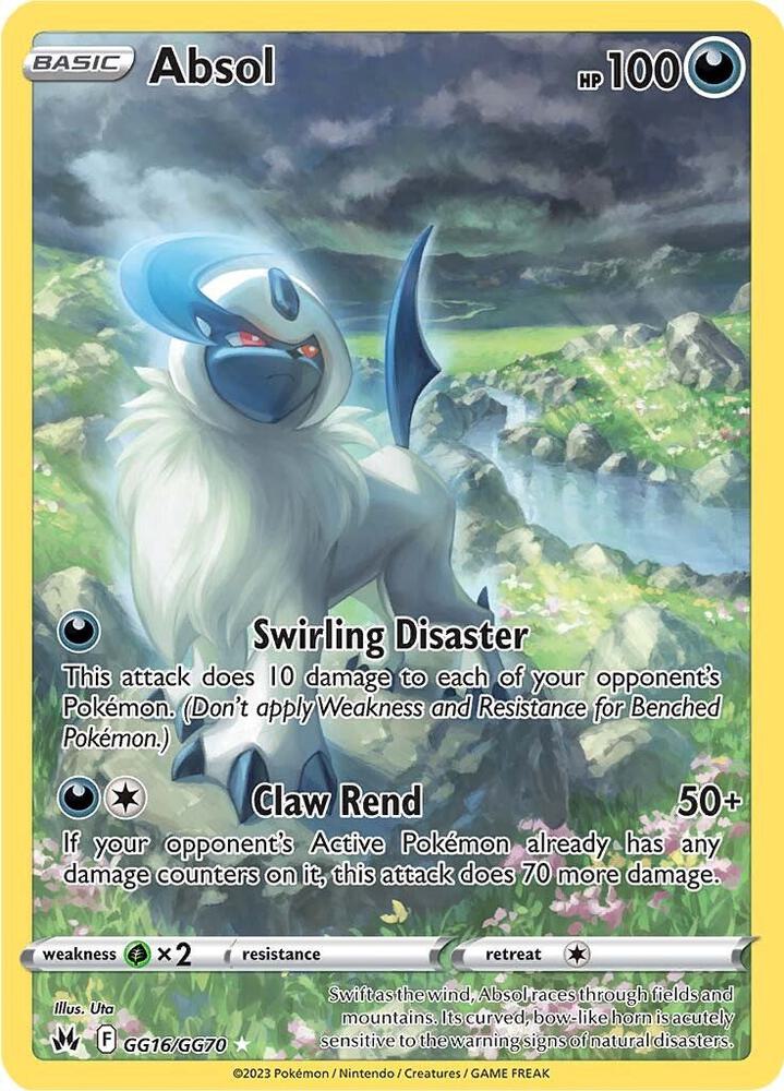 Absol GG16/GG70 (SWSH: Crown Zenith: Galarian Gallery) - Holofoil
