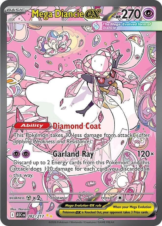 Mega Diancie ex 282/217 (ME: Ascended Heroes) - Holofoil