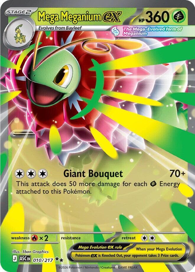Mega Meganium ex 010/217 (ME: Ascended Heroes) - Holofoil
