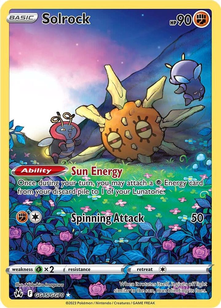 Solrock GG15/GG70 (SWSH: Crown Zenith: Galarian Gallery) - Holofoil