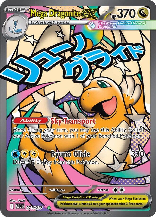 Mega Dragonite ex 271/217 (ME: Ascended Heroes) - Holofoil