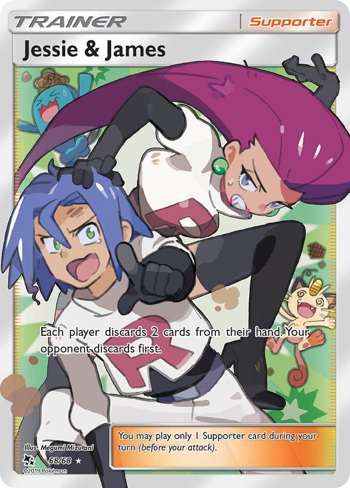 Jessie and James 68/68 (Hidden Fates) - Holofoil