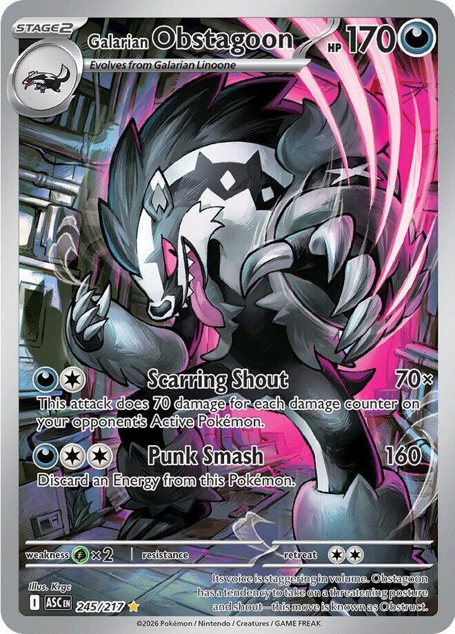 Galarian Obstagoon 245/217 (ME: Ascended Heroes) - Holofoil