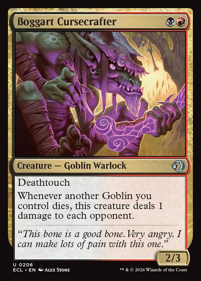 Boggart Cursecrafter 206 (Lorwyn Eclipsed)