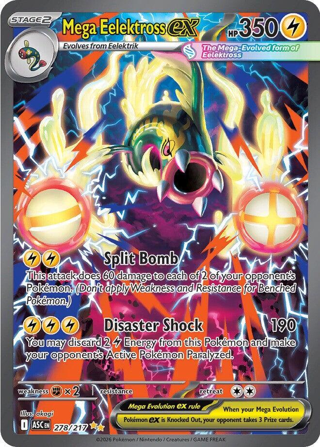 Mega Eelektross ex 278/217 (ME: Ascended Heroes) - Holofoil