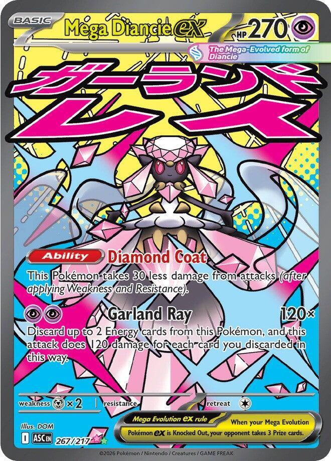 Mega Diancie ex 267/217 (ME: Ascended Heroes) - Holofoil