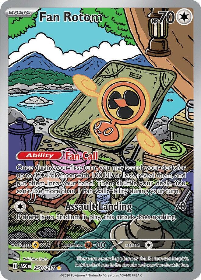 Fan Rotom 250/217 (ME: Ascended Heroes) - Holofoil