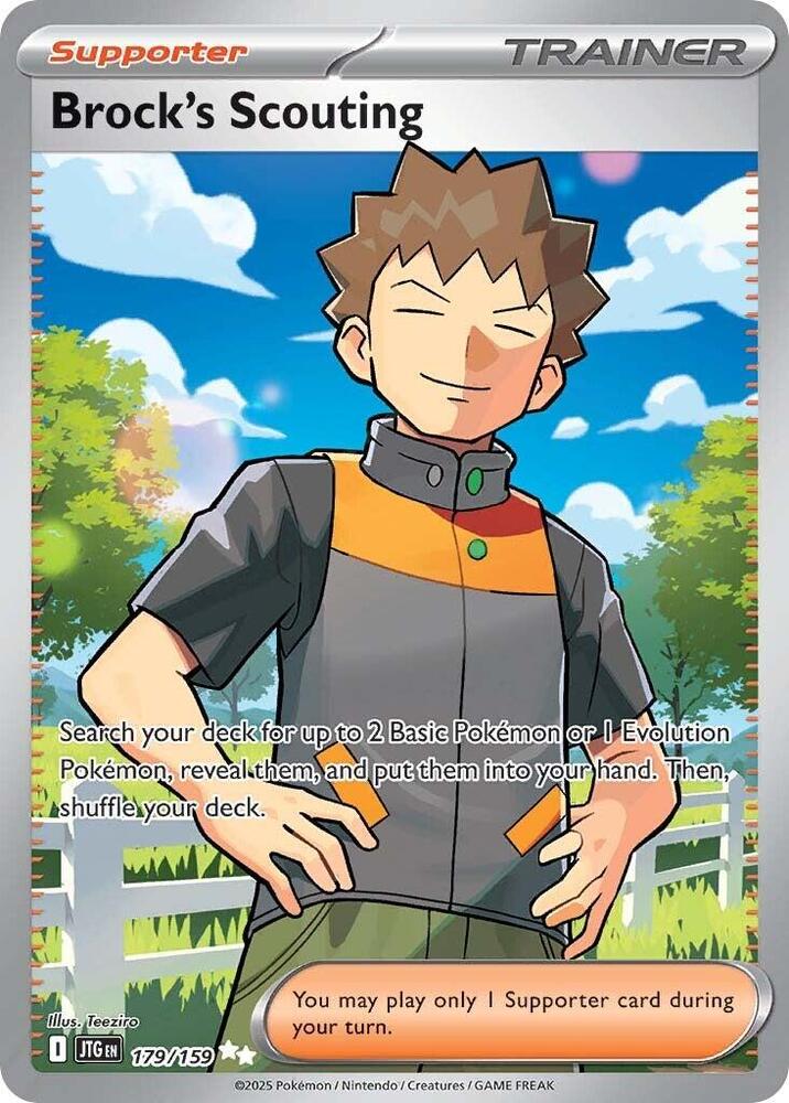 Brock's Scouting 179/159 (SV09: Journey Together) - Holofoil