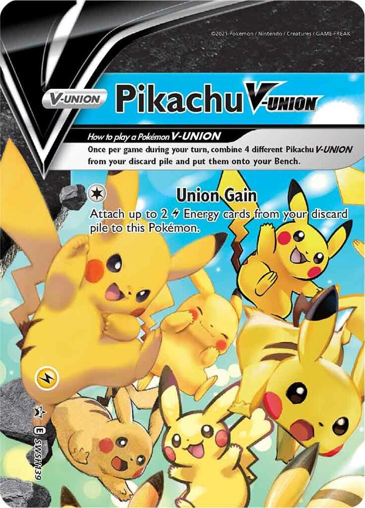Pikachu V Union SWSH139 (SWSH: Sword & Shield Promo Cards) - Holofoil