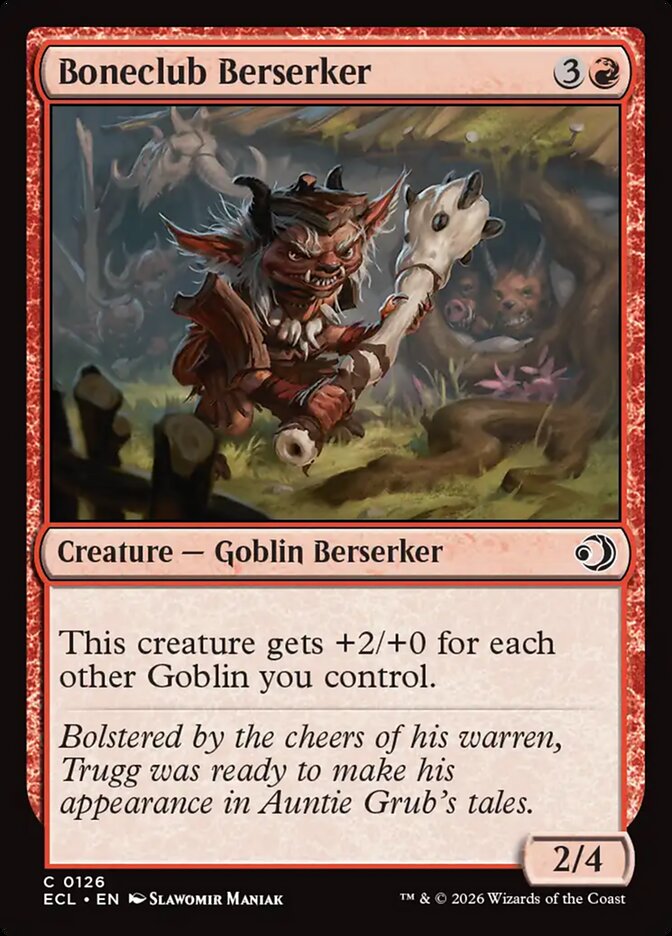 Boneclub Berserker 126 (Lorwyn Eclipsed)