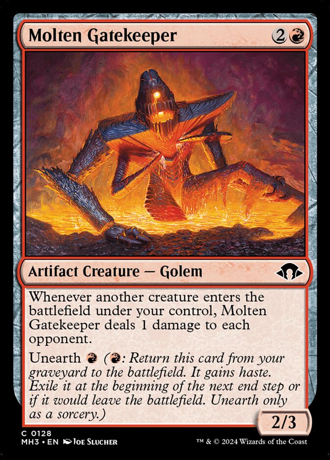 Molten Gatekeeper 128 (Modern Horizons 3)