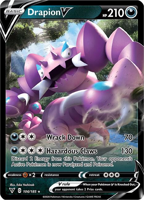 Drapion V 106/185 (SWSH04: Vivid Voltage) - Holofoil