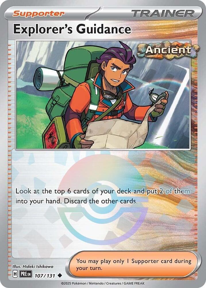 Explorer's Guidance 107/131 (SV: Prismatic Evolutions) - Poke Ball Holofoil
