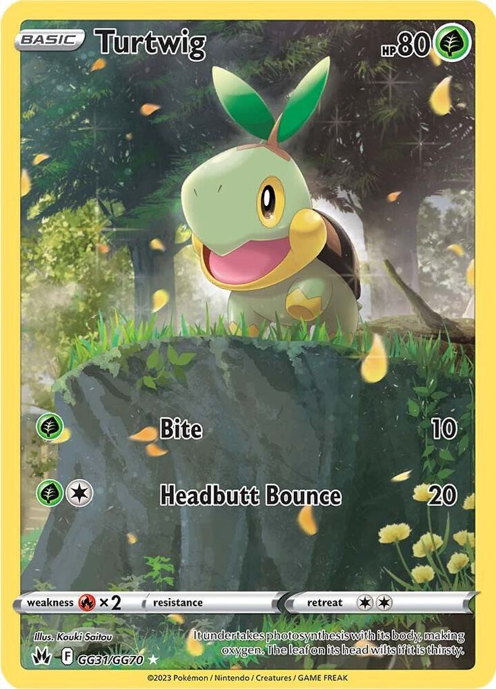 Turtwig GG31/GG70 (Crown Zenith: Galarian Gallery) - Holofoil