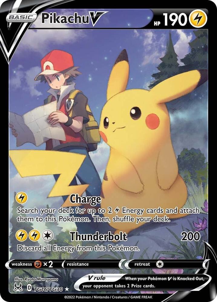 Pikachu V TG16/TG30 (SWSH11: Lost Origin Trainer Gallery) - Holofoil