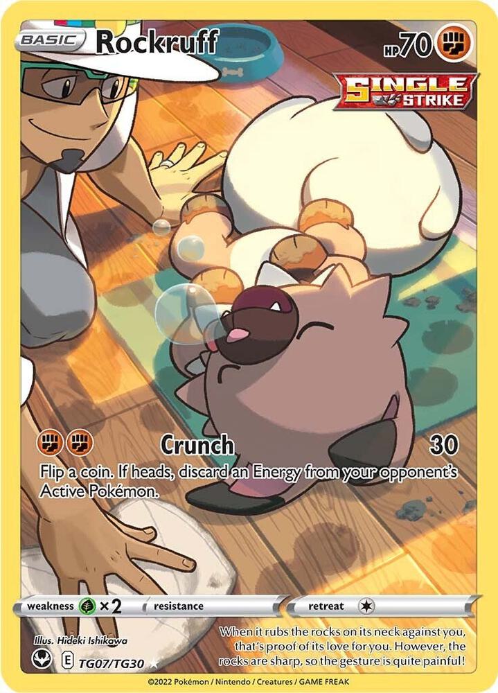 Rockruff TG07/TG30 (SWSH12: Silver Tempest Trainer Gallery) - Holofoil