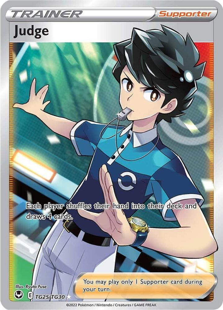Judge TG25/TG30 (SWSH12: Silver Tempest Trainer Gallery) - Holofoil