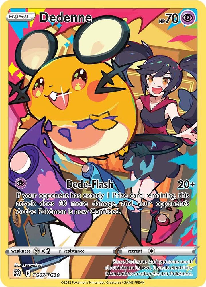 Dedenne TG07/TG30 (SWSH09: Brilliant Stars Trainer Gallery) - Holofoil