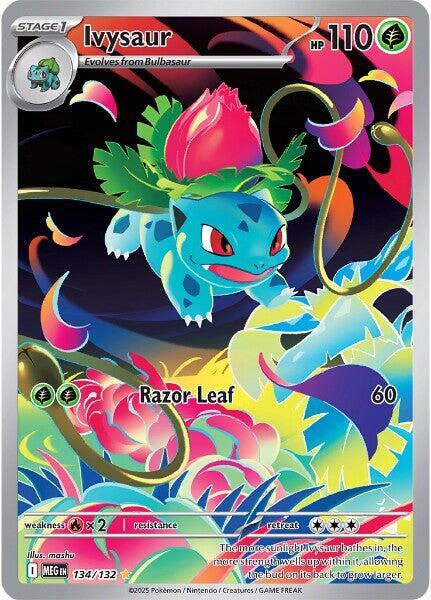 Ivysaur 134/132 (ME01: Mega Evolution) - Holofoil