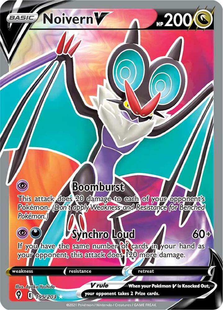 Noivern V 195/203 (SWSH07: Evolving Skies) - Holofoil