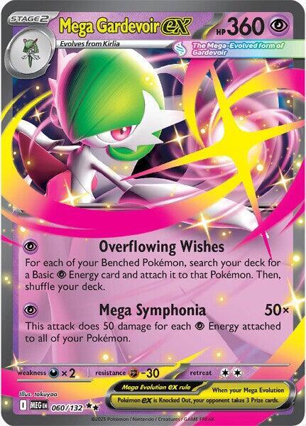 Mega Gardevoir ex 060/132 (ME01: Mega Evolution) - Holofoil
