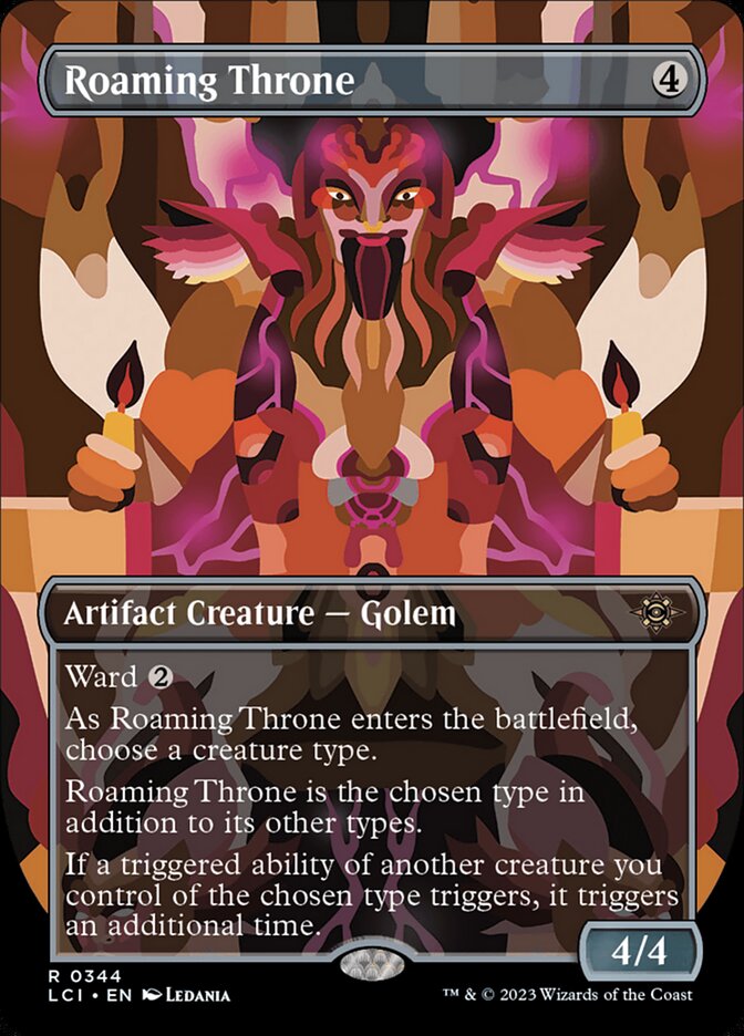 Roaming Throne 344 (The Lost Caverns of Ixalan) - Borderless