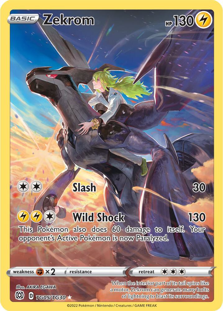 Zekrom TG05/TG30 (SWSH09: Brilliant Stars Trainer Gallery) - Holofoil