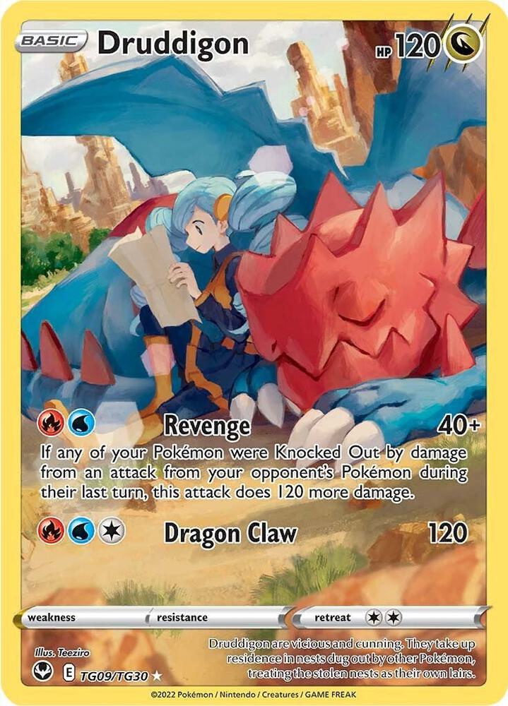 Druddigon TG09/TG30 (SWSH12: Silver Tempest Trainer Gallery) - Holofoil