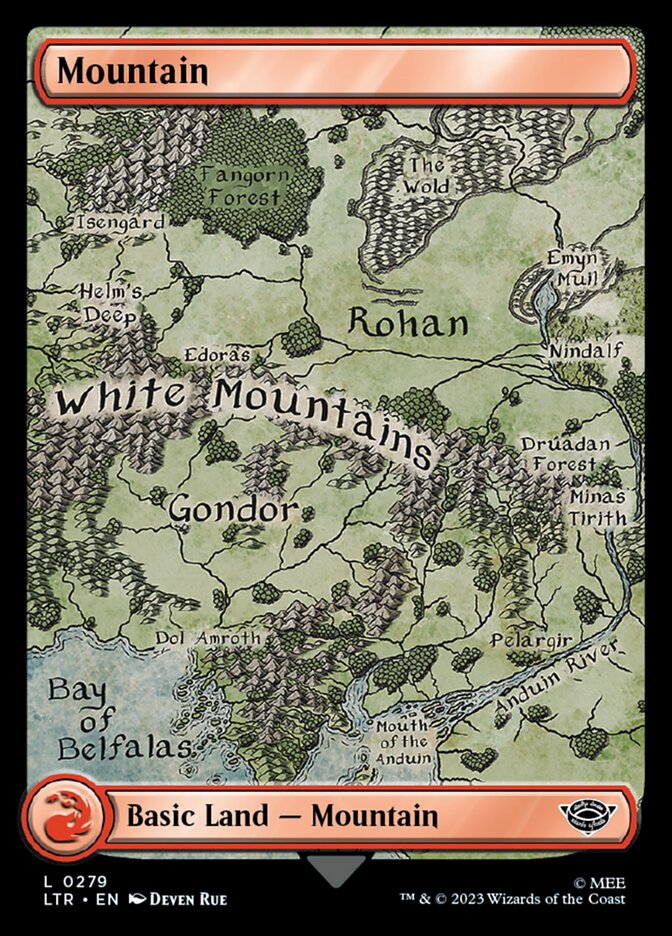 Mountain 279 (Universes Beyond: The Lord of the Rings: Tales of Middle-earth) - Full Art