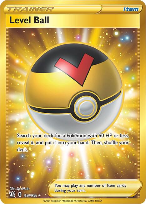 Level Ball Secret 181/163 (SWSH05: Battle Styles) - Holofoil