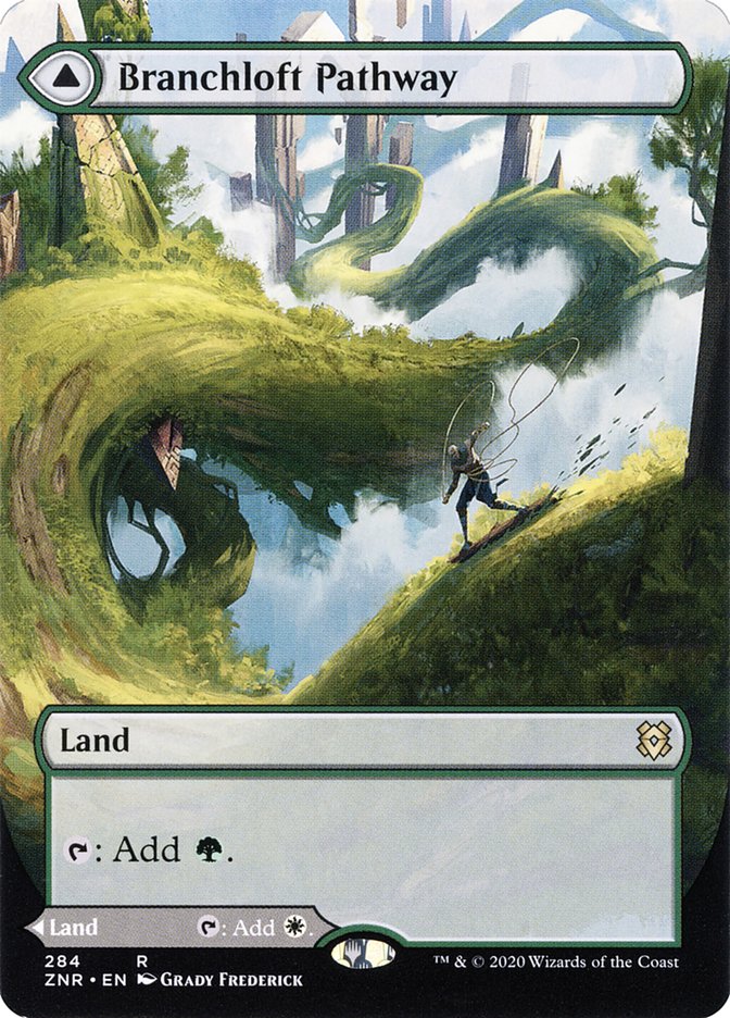 Branchloft Pathway // Boulderloft Pathway 284/280 (Zendikar Rising) - Borderless