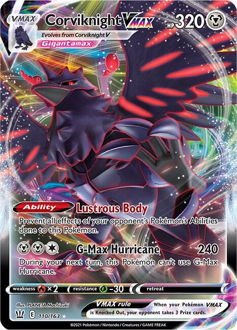 Corviknight VMAX 110/163 (SWSH05: Battle Styles) - Holofoil
