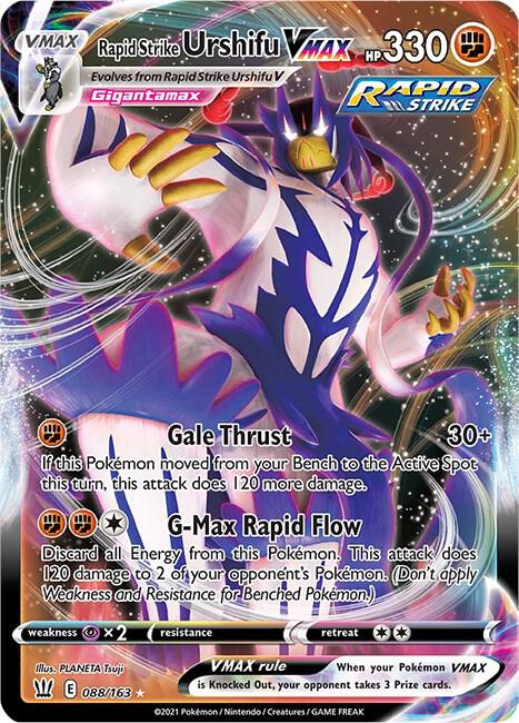Rapid Strike Urshifu VMAX 088/163 (SWSH05: Battle Styles) - Holofoil