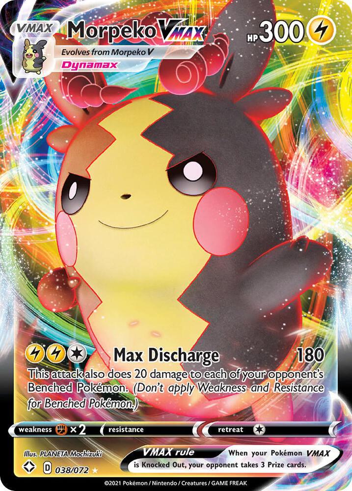Morpeko VMAX 038/072 (Shining Fates) - Holofoil