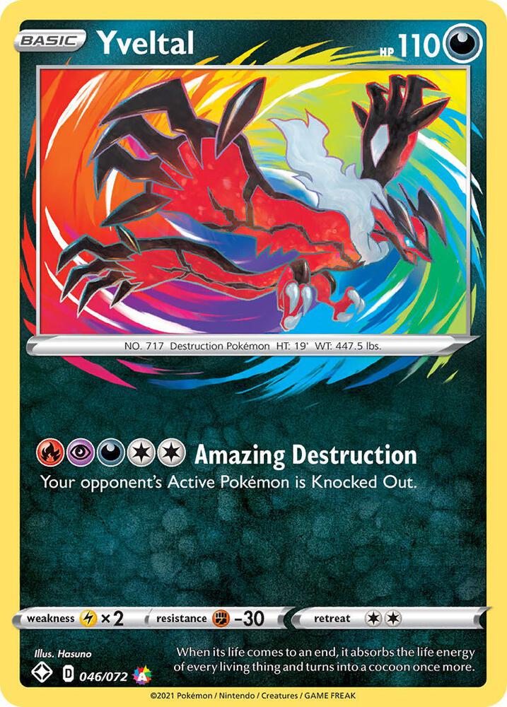 Yveltal 046/072 (Shining Fates) - Holofoil