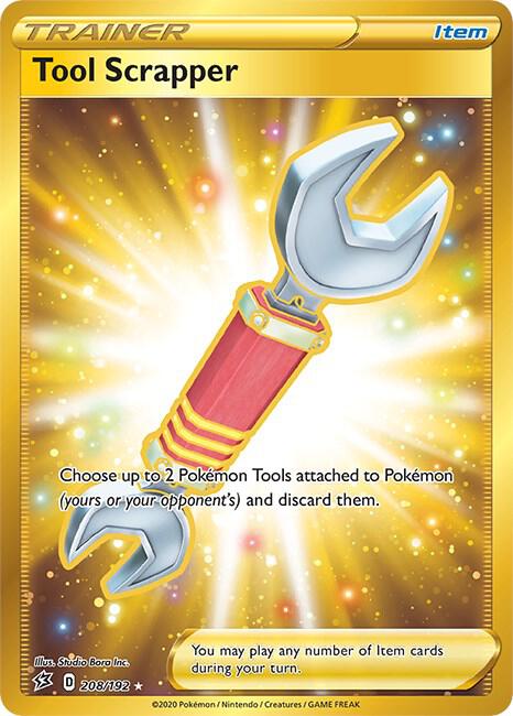 Tool Scrapper Secret 208/192 (SWSH02: Rebel Clash) - Holofoil
