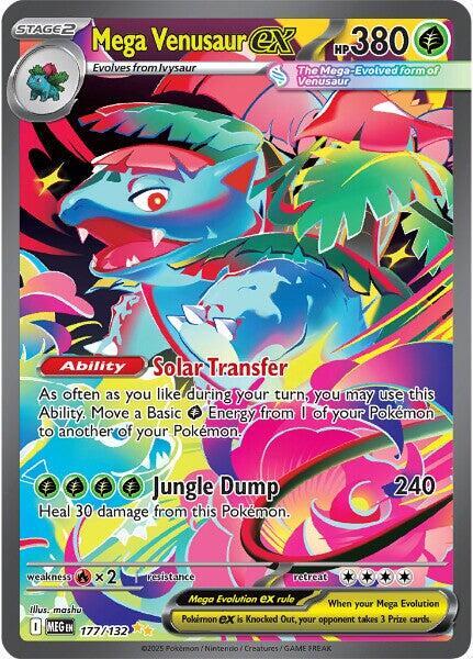 Mega Venusaur ex 177/132 (ME01: Mega Evolution) - Holofoil