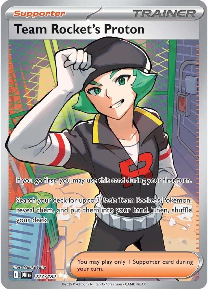 Team Rocket's Proton 227/182 (SV10: Destined Rivals) - Holofoil