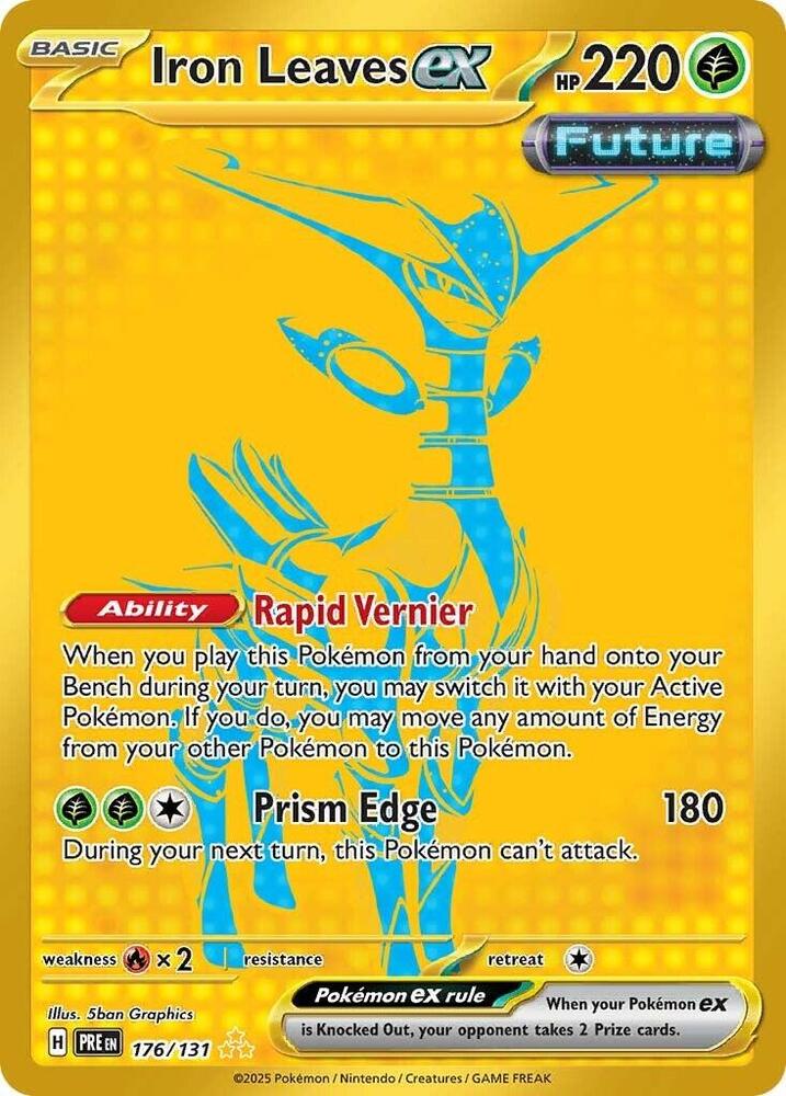 Iron Leaves ex 176/131 (SV: Prismatic Evolutions) - Holofoil
