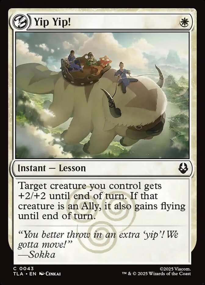Yip Yip! 43/286 (Avatar: The Last Airbender)