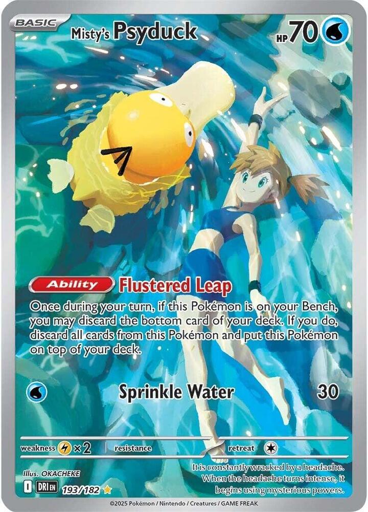 Misty's Psyduck 193/182 (SV10: Destined Rivals) - Holofoil