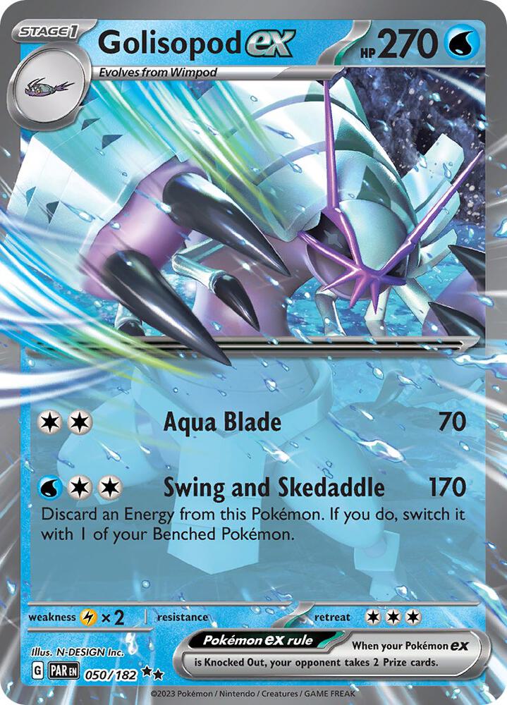 Golisopod ex 050/182 (SV04: Paradox Rift) - Holofoil