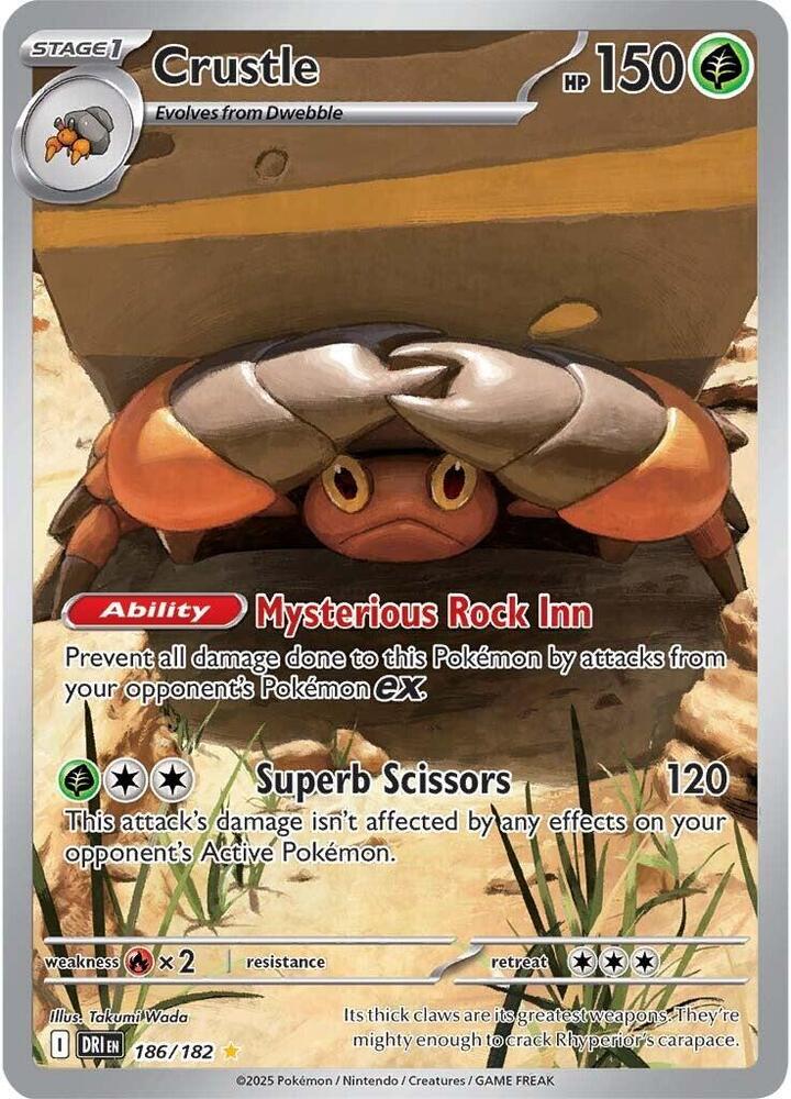 Crustle 186/182 (SV10: Destined Rivals) - Holofoil