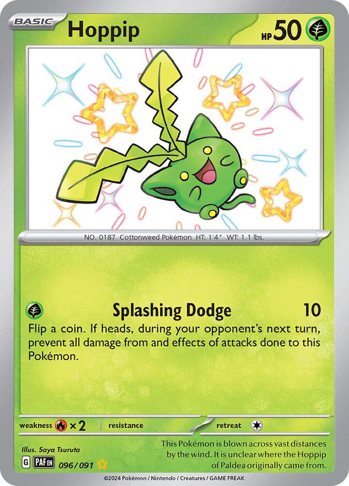Hoppip 096/091 (SV: Paldean Fates) - Holofoil