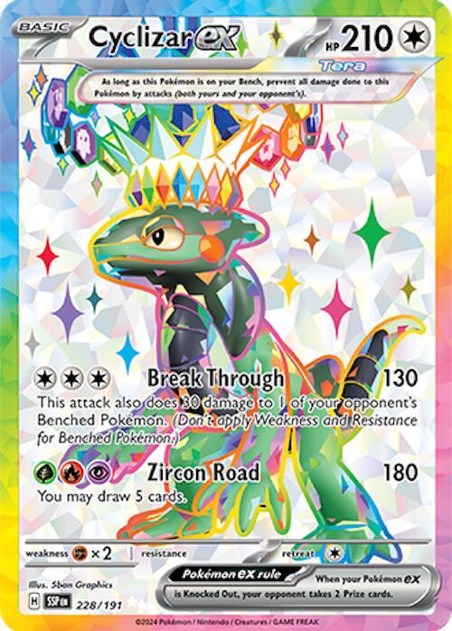 Cyclizar ex 228/191 (SV08: Surging Sparks) - Holofoil